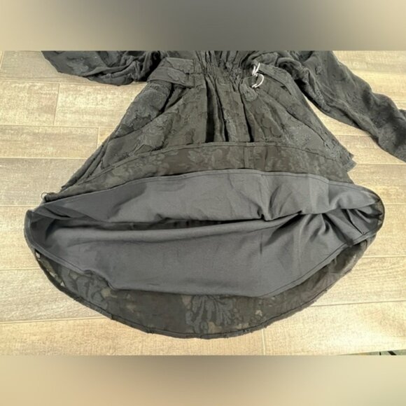 NEW A.L.C. Jezebel V Neck Double Belted Mini Dress - Picture 8 of 16